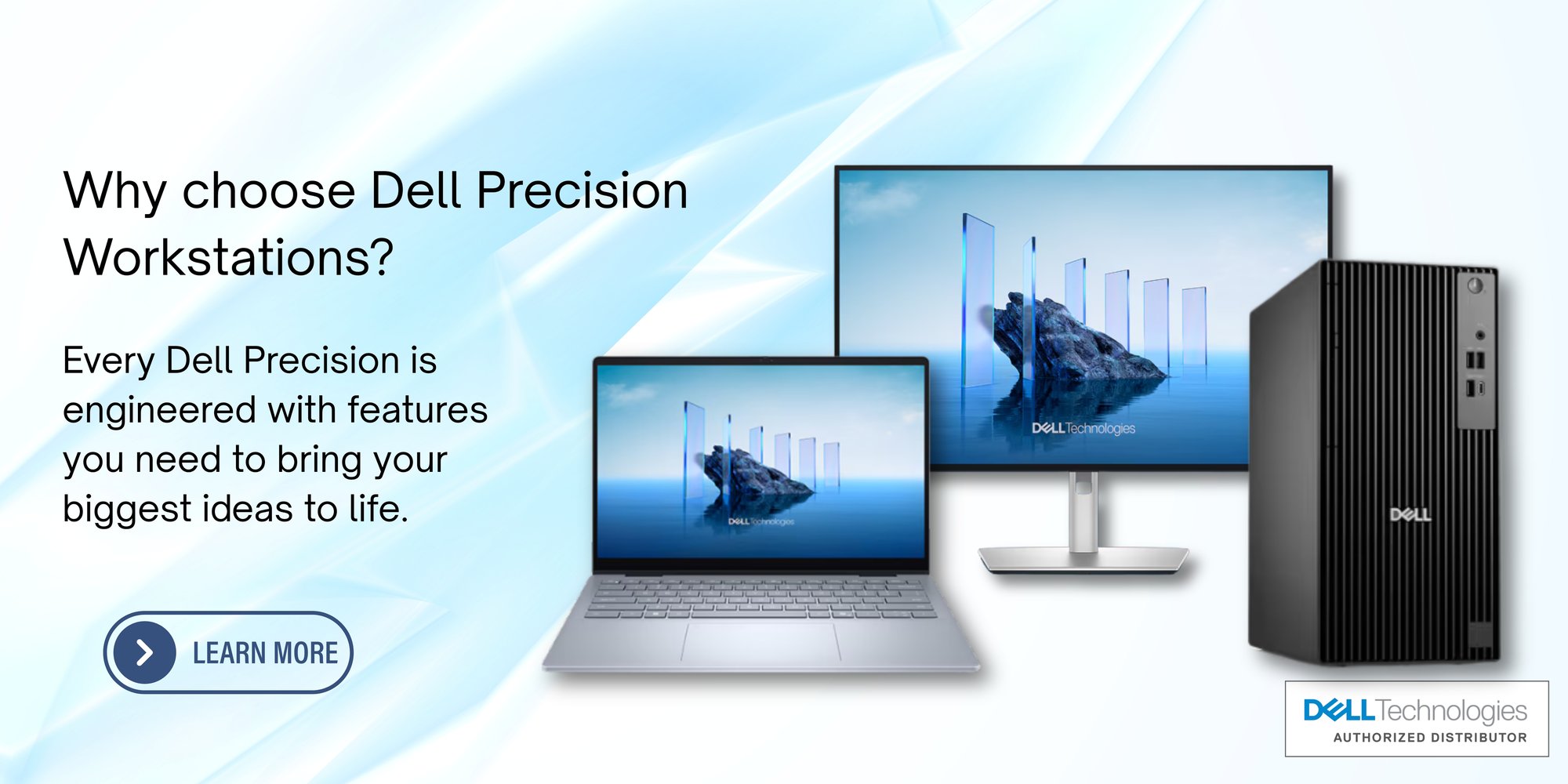 Dell Precision Landing Page Banner July 2025