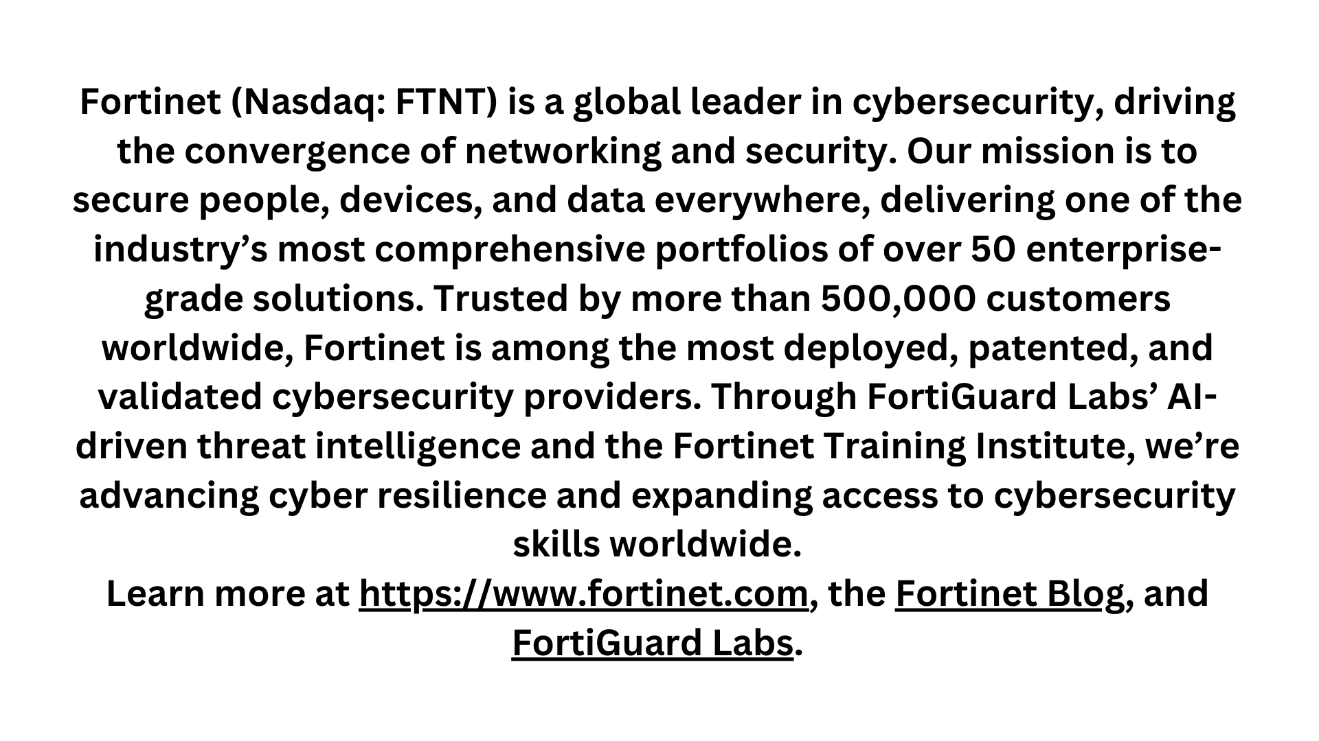 Expo Bios - Sponsors 2026 Fortinet 2